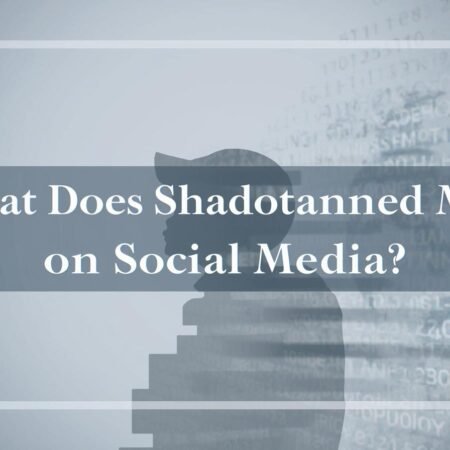 Silhouetted person with digital data background illustrating the concept of being shadowbanned on social media platforms