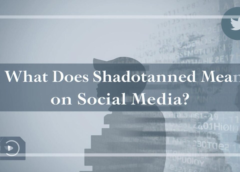 Silhouetted person with digital data background illustrating the concept of being shadowbanned on social media platforms
